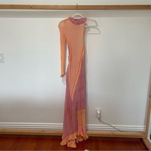 Roberta Einer - Bianca Maxi Dress in Peach